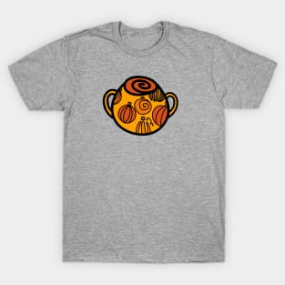 Pumpkin Spice Latte Mug Doodle, made by EndlessEmporium T-Shirt